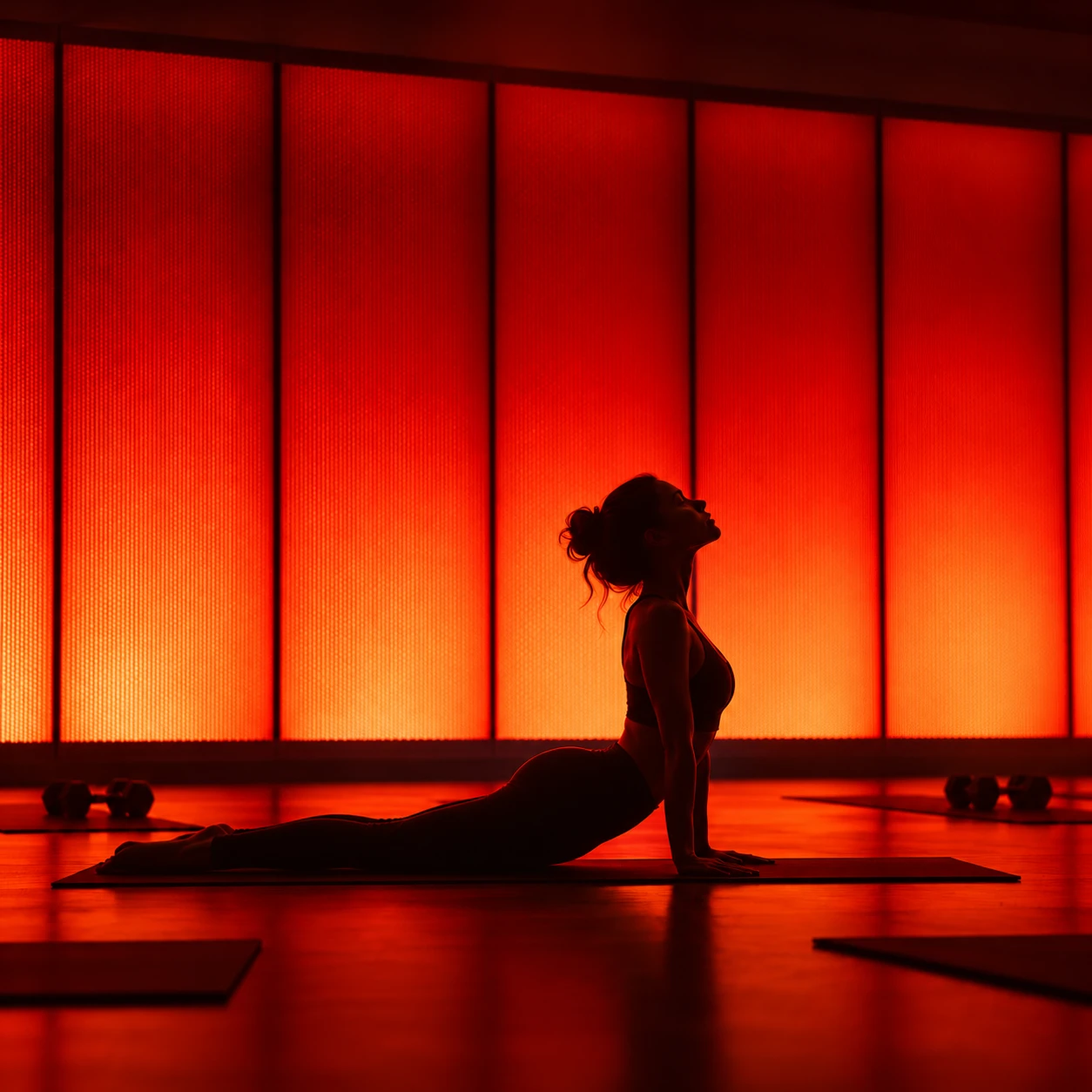 Cobra stretch in the infrared glow